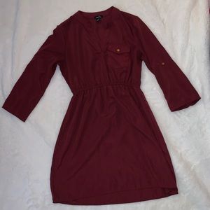 Maroon Dress